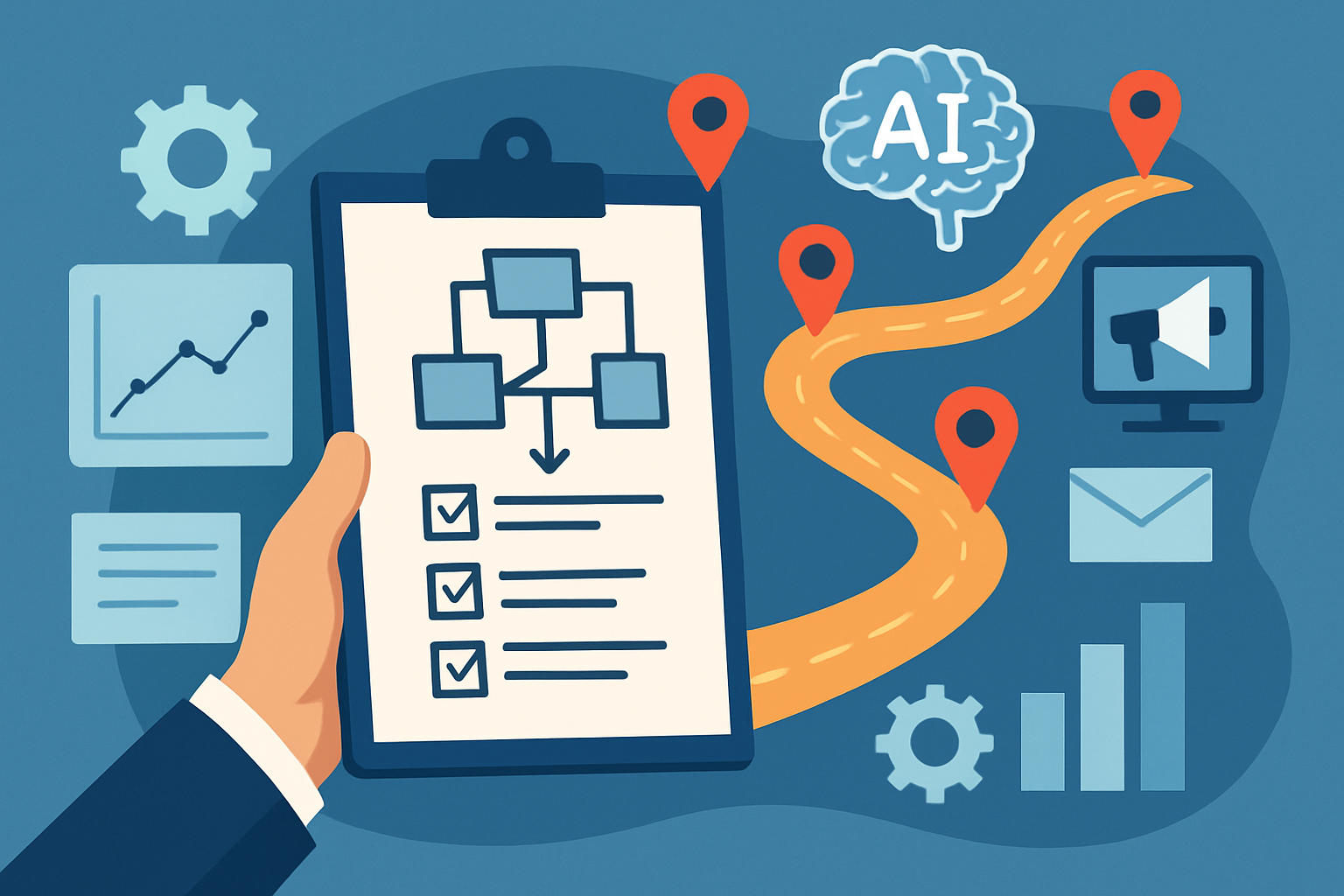 90-day roadmap to pick your first AI stack for small marketing teams—safe deployment, practical steps, and measurable ROI.