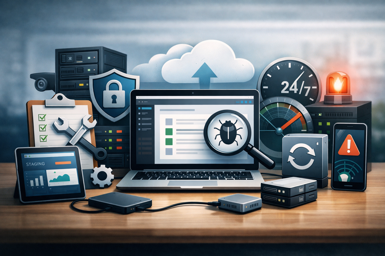 Essential WordPress maintenance plan for SMBs: security, updates, backups, performance, monitoring, and support to keep your site safe and fast.