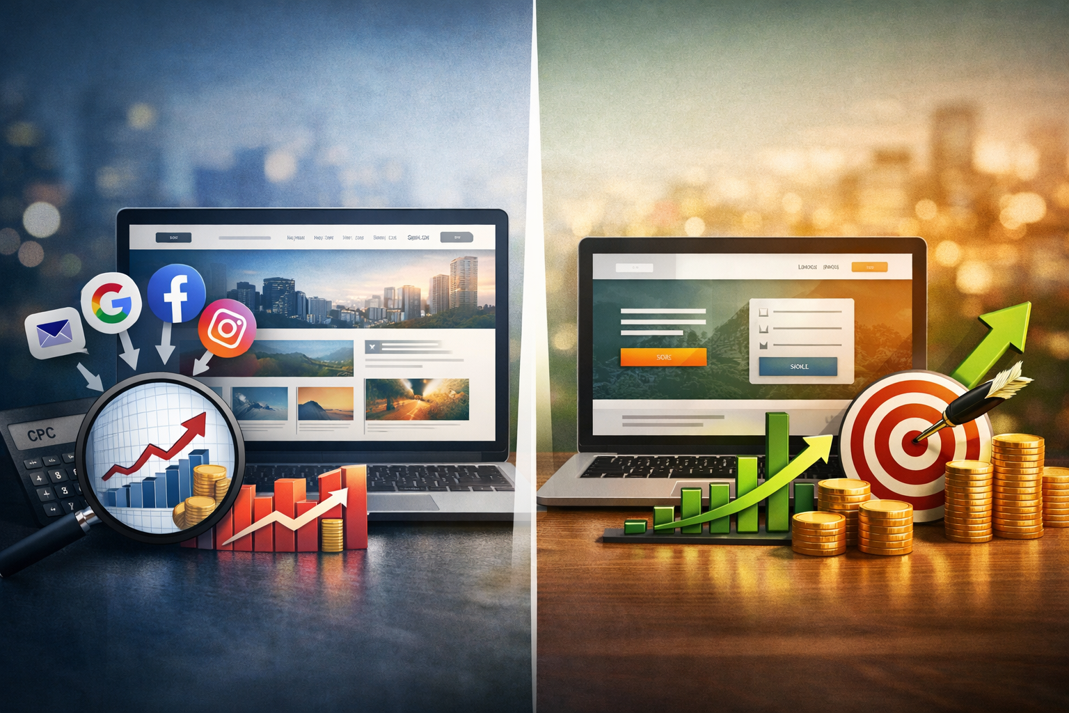 Homepage vs. landing page: discover which drives higher ad ROI, when to use each, and tips to maximize conversions.
